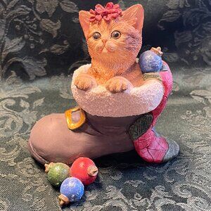 Like New Lenox "Waiting For Santa" Figurine